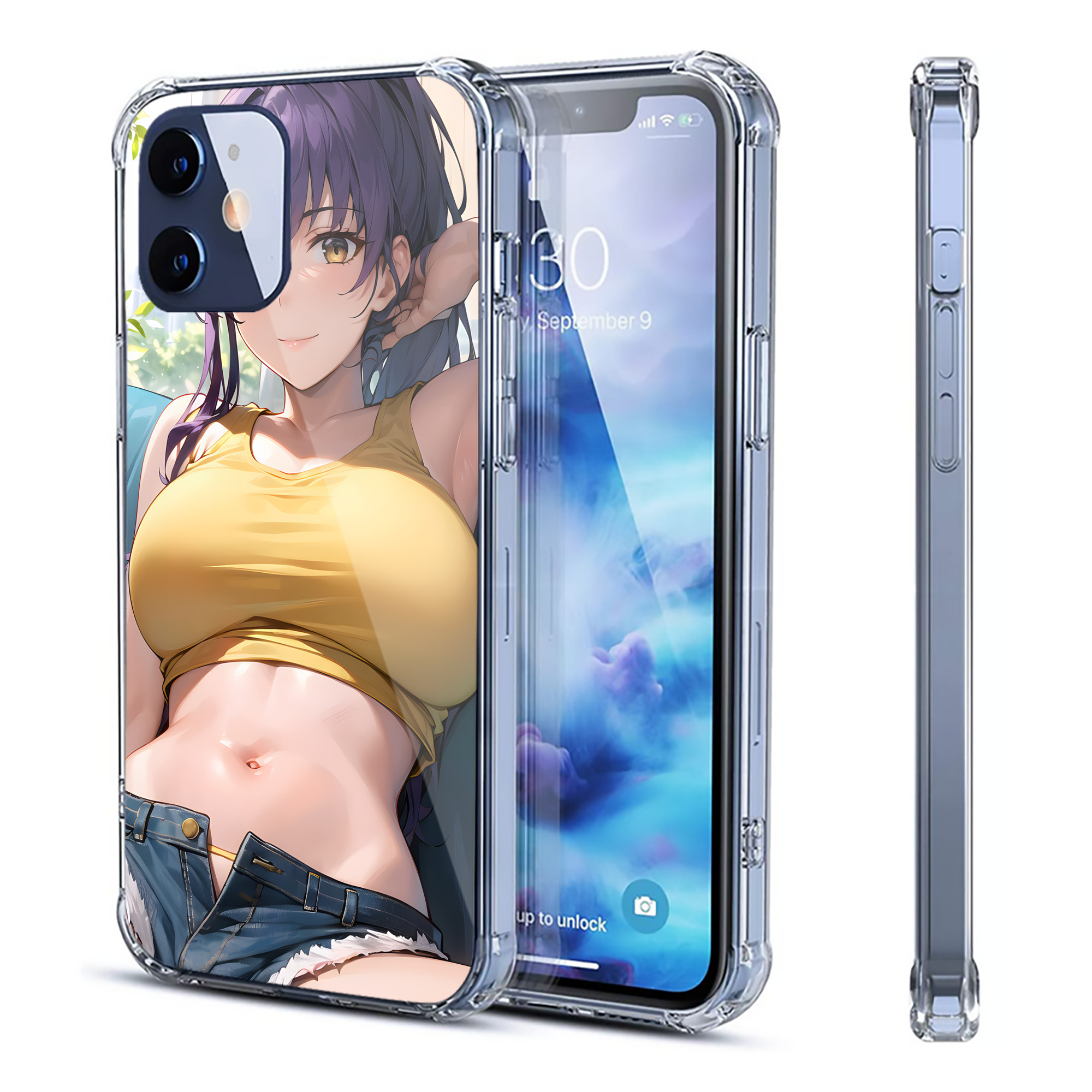 （画像用） EVA 新世紀エヴァンゲリオン 【iPhone 12シリーズ対応】透明スマホケース（クリアソフトケース）